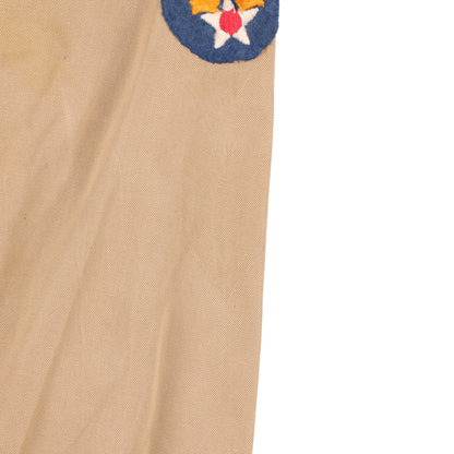 Korean War U.S. Air Force Officer's Khaki Cotton Service Shirt (1952)