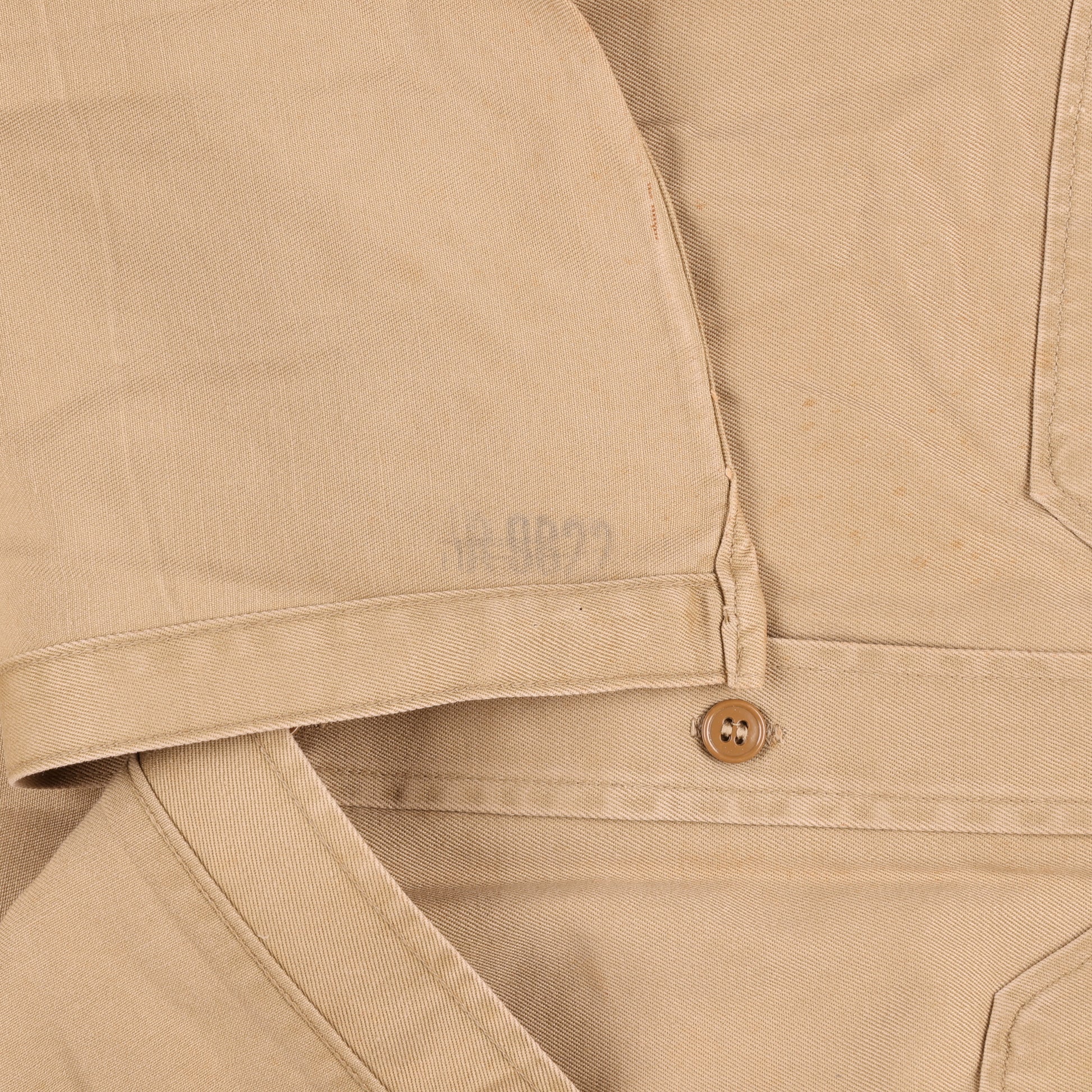 Korean War U.S. Air Force Officer's Khaki Cotton Service Shirt (1952)