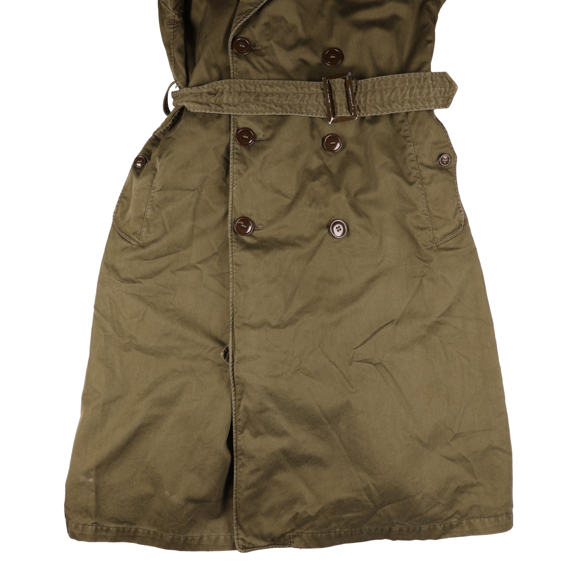 Korean War U.S. Army Cotton Overcoat by Cumberland Cloak Co., Inc. Size Regular Small (1953)