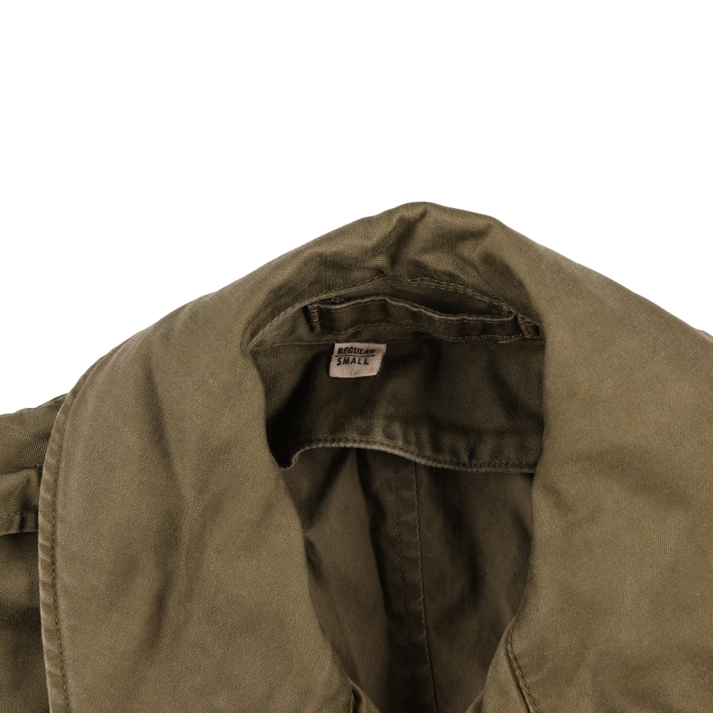 Korean War U.S. Army Cotton Overcoat by Cumberland Cloak Co., Inc. Size Regular Small (1953)