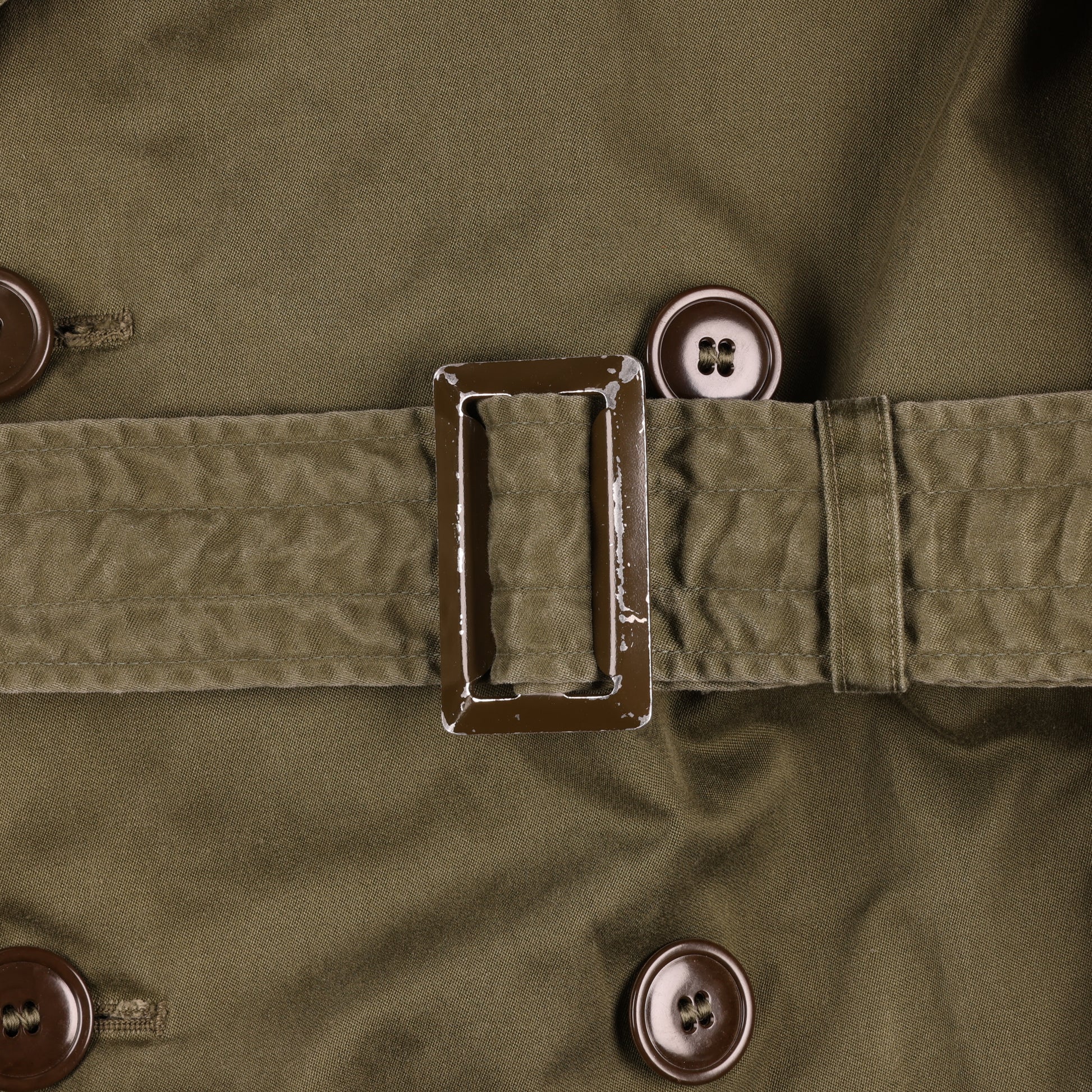 Korean War U.S. Army Cotton Overcoat by Cumberland Cloak Co., Inc. Size Regular Small (1953)