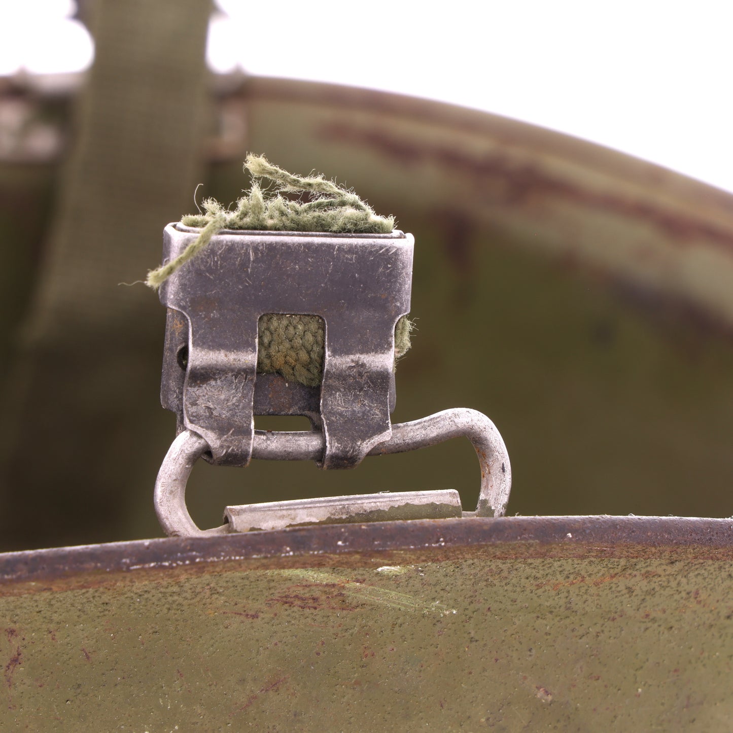 Vietnam War U.S. McCord Swivel Loop M-1 Helmet Shell (1965)