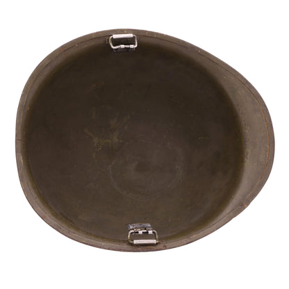 Korean War U.S. McCord Swivel Loop M-1 Helmet Shell with Painted Captain's Rank (1951-58)