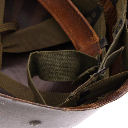 Korean War U.S. Westinghouse/Micarta M-1 Helmet Liner with Vietnam War Headband & Neckband (1952-61)