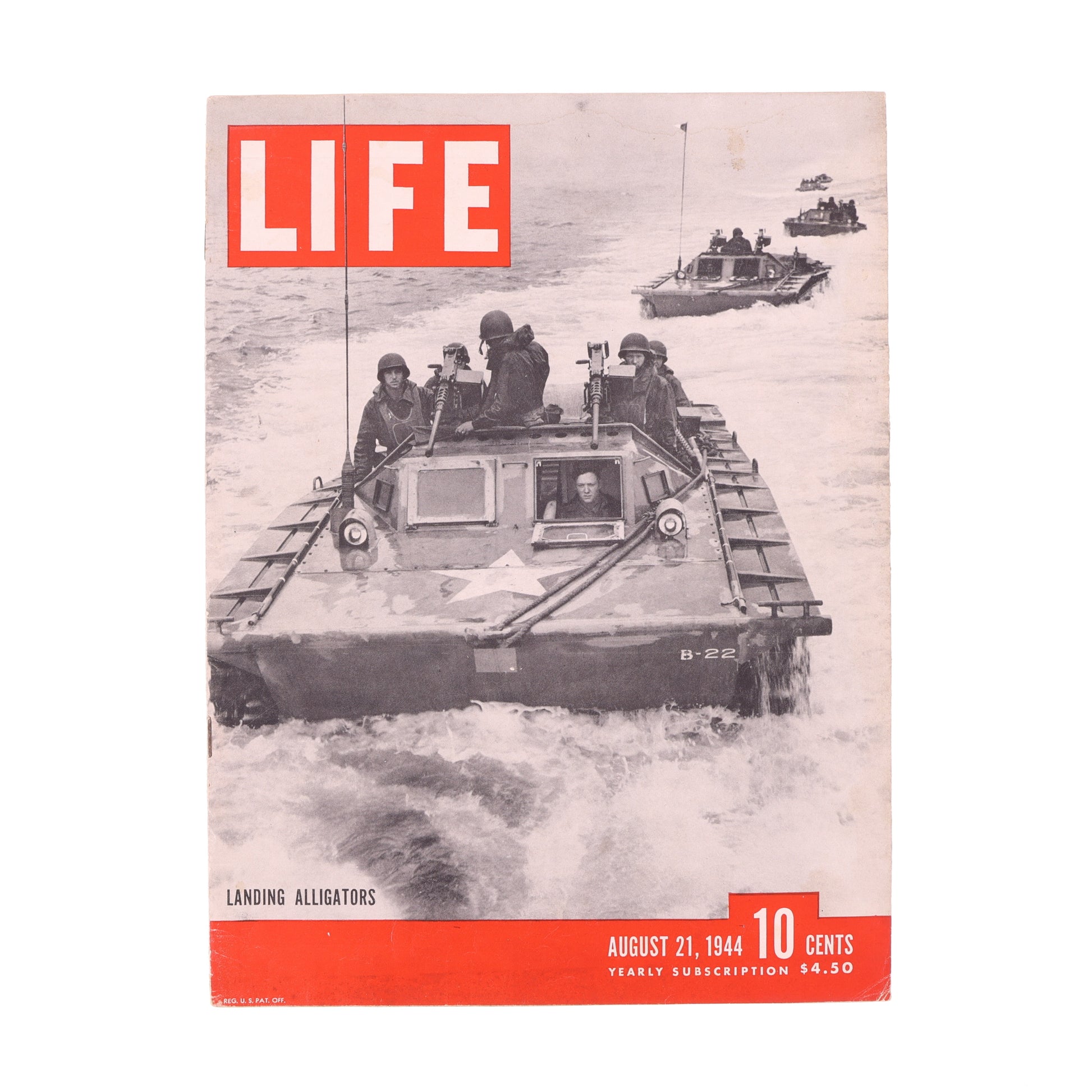 LIFE Magazine Landing Alligators (August 21, 1944)