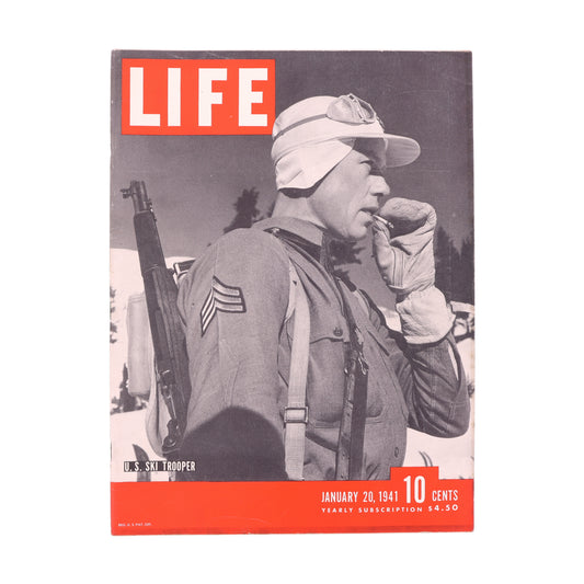 LIFE Magazine U.S. Ski Trooper (January 20, 1941)