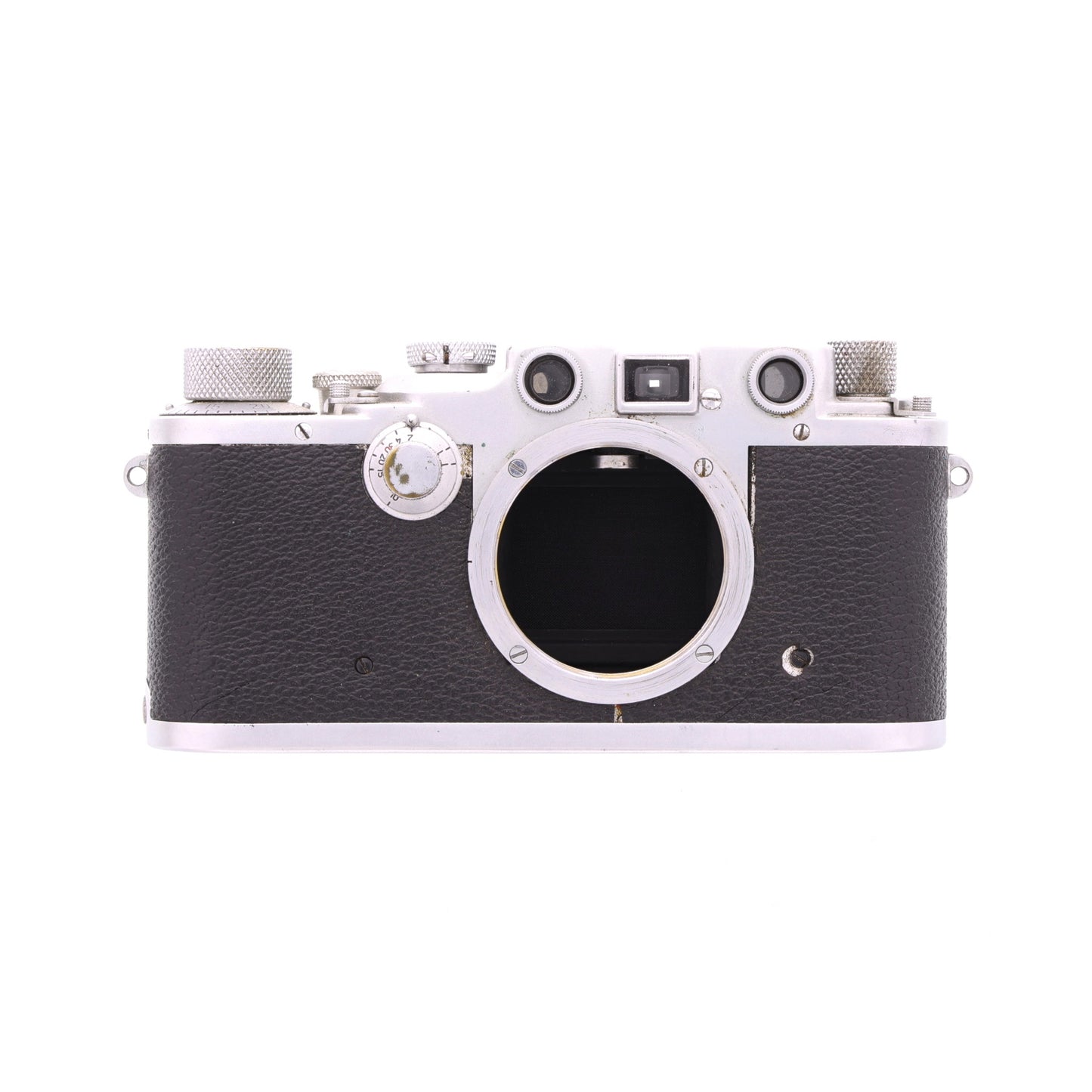 WWII German Leica IIIc "Stepper" 35 mm Film Camera Body by Ernst Leitz (1941-42)