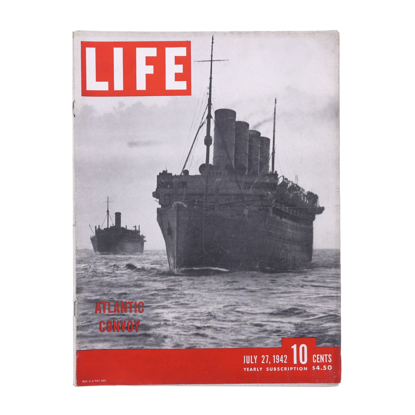 LIFE Magazine Atlantic Convoy (July 27, 1942)