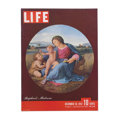 LIFE Magazine Raphael's Madonna (December 28, 1942)