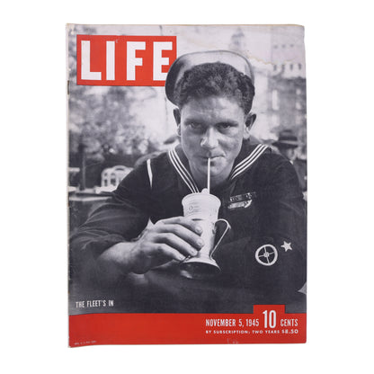 LIFE Magazine The Fleet's In (November 5, 1945)