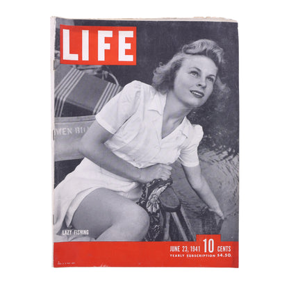 LIFE Magazine Lazy Fishing (June 23, 1941)