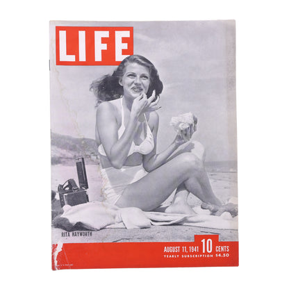 LIFE Magazine Rita Hayworth (August 11, 1941)