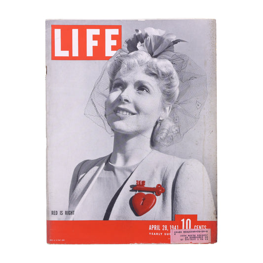 LIFE Magazine Red Is Right (April 28, 1941)