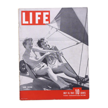 LIFE Magazine Sand Sailing (July 14, 1941)