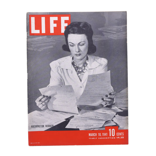 LIFE Magazine Washington Worker (March 10, 1941)