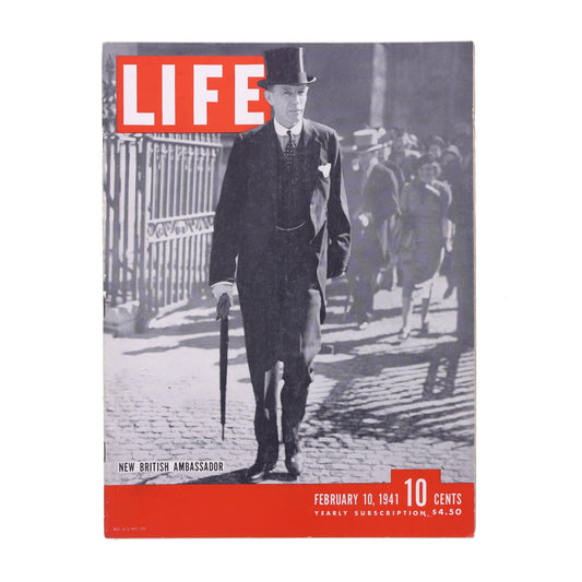 LIFE Magazine New British Ambassador (February 10, 1941)