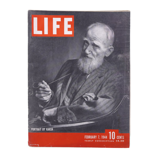 LIFE Magazine Portrait by Karsh (February 7, 1944)