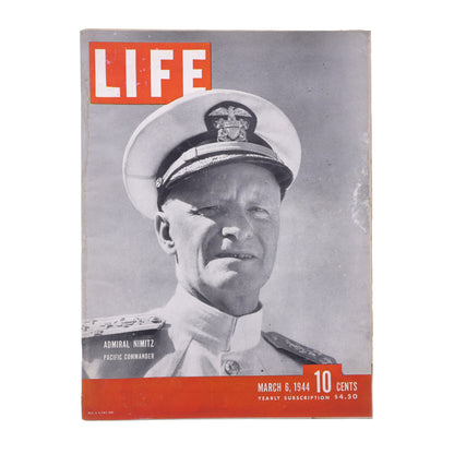 LIFE Magazine Admiral Nimitz (March 6, 1944)