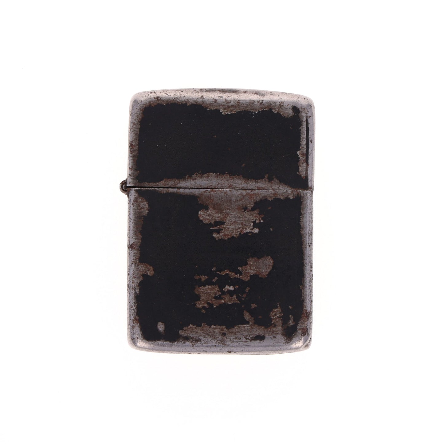 WWII U.S. Zippo "Windproof" Lighter with Black Crackle Finish (1943-45)