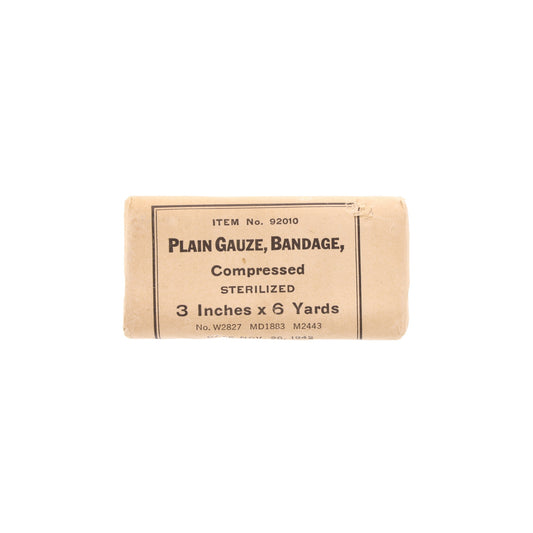 WWII U.S. Plain Gauze Bandage by Johnson & Johnson (1942)