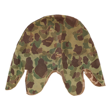 Korean War USMC Camouflage M-1 Helmet Cover by Blue Anchor Overall Co., Inc. (1953)