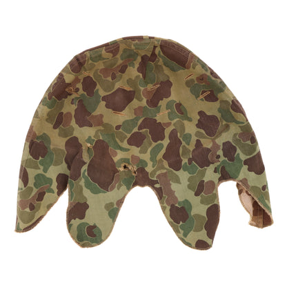 Korean War USMC Camouflage M-1 Helmet Cover by Blue Anchor Overall Co., Inc. (1953)