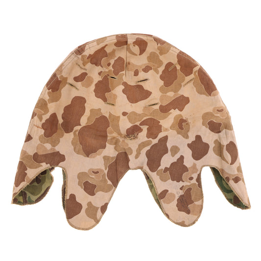 Korean War USMC Camouflage M-1 Helmet Cover by Blue Anchor Overall Co., Inc. (1953)