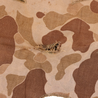 Korean War USMC Camouflage M-1 Helmet Cover by Blue Anchor Overall Co., Inc. (1953)