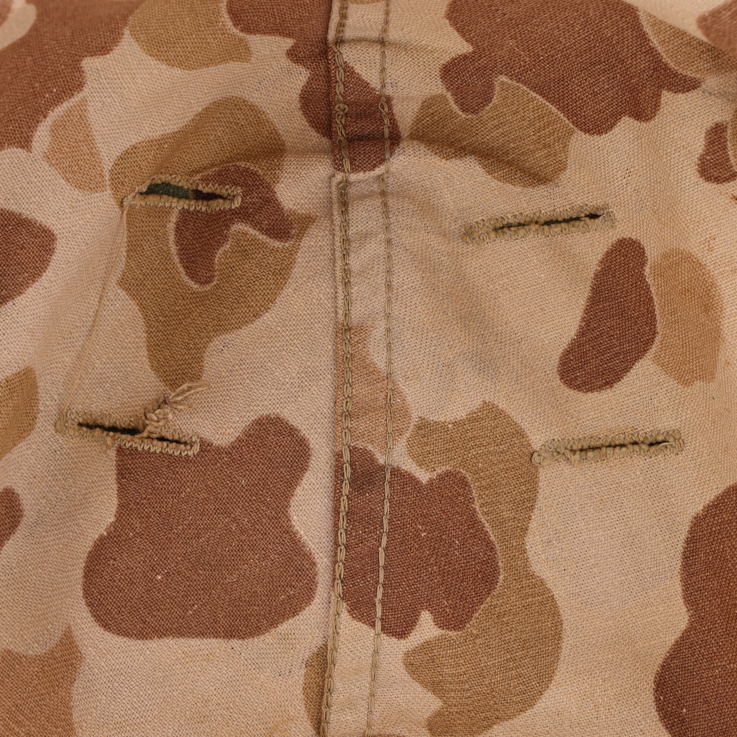 Korean War USMC Camouflage M-1 Helmet Cover by Blue Anchor Overall Co., Inc. (1953)