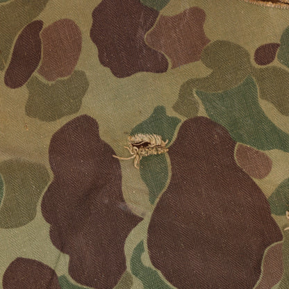 Korean War USMC Camouflage M-1 Helmet Cover by Blue Anchor Overall Co., Inc. (1953)