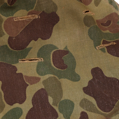 Korean War USMC Camouflage M-1 Helmet Cover by Blue Anchor Overall Co., Inc. (1953)