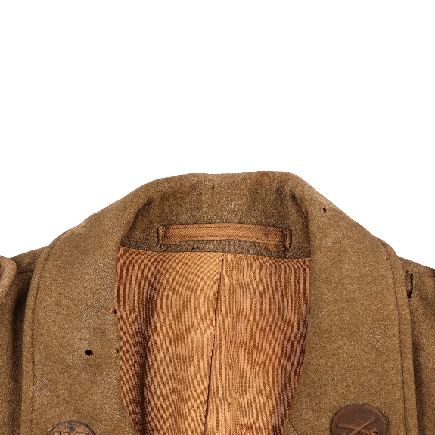Pre-WWII U.S. Army 3rd Cavalry Division Pvt.'s M1926 Wool Service Jacket by Phila. Quartermaster Depot