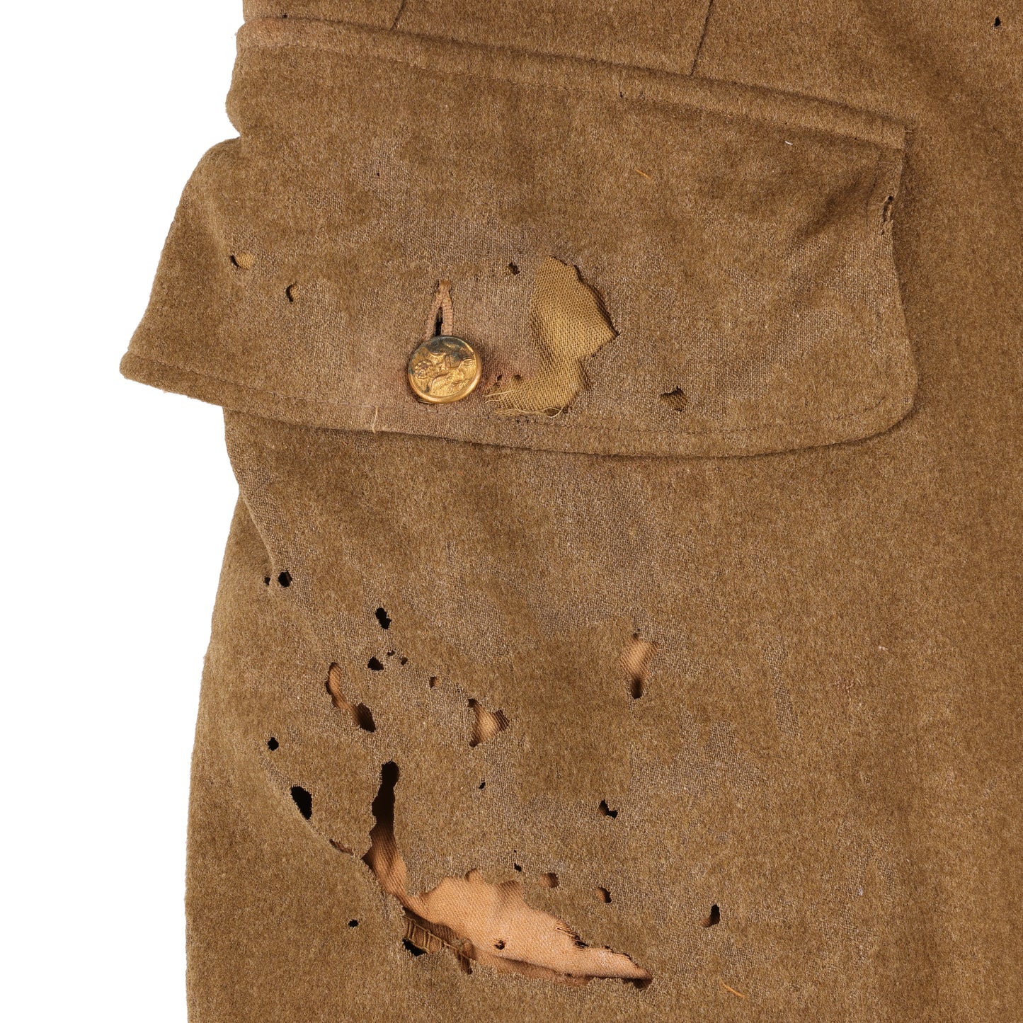 Pre-WWII U.S. Army 3rd Cavalry Division Pvt.'s M1926 Wool Service Jacket by Phila. Quartermaster Depot