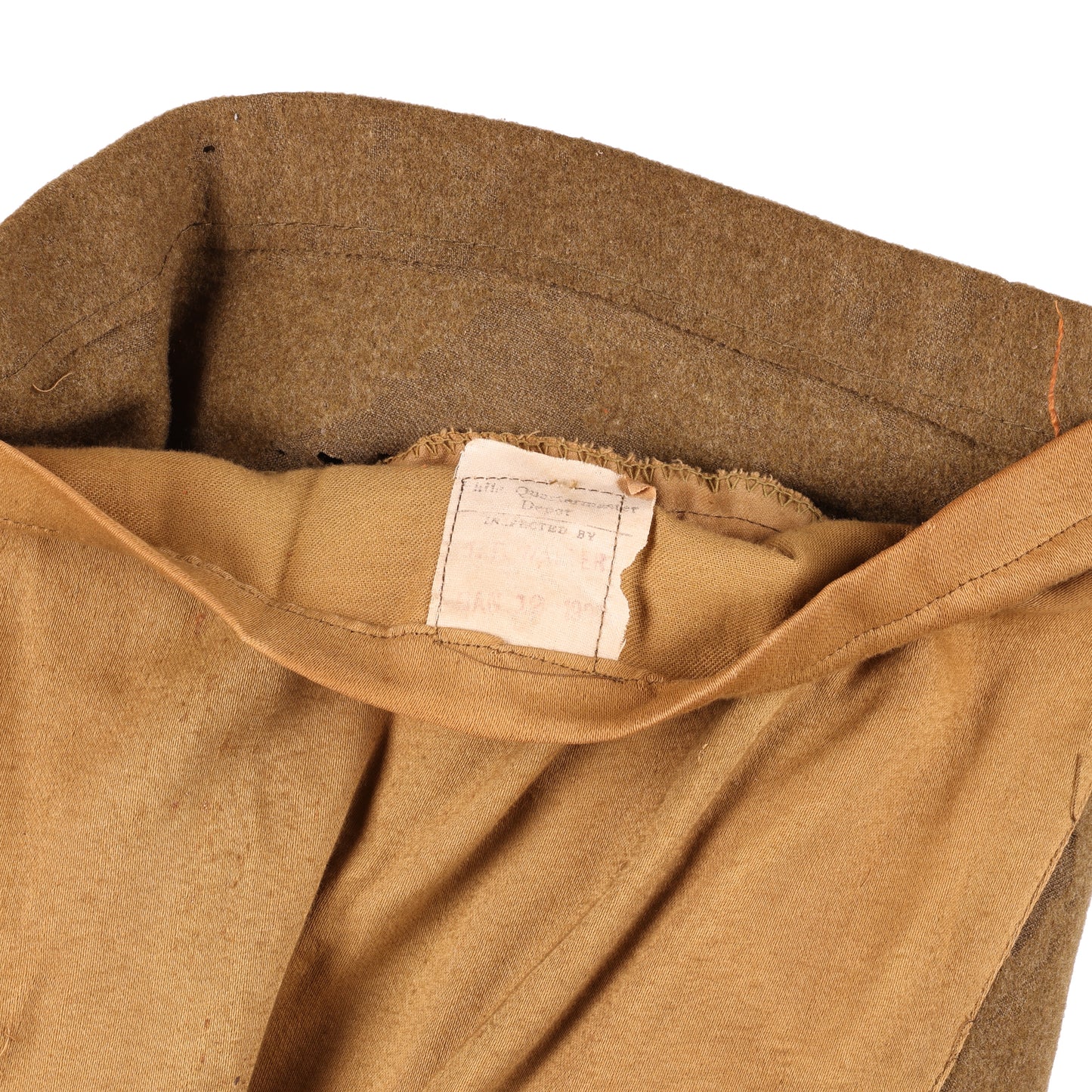 Pre-WWII U.S. Army 3rd Cavalry Division Pvt.'s M1926 Wool Service Jacket by Phila. Quartermaster Depot