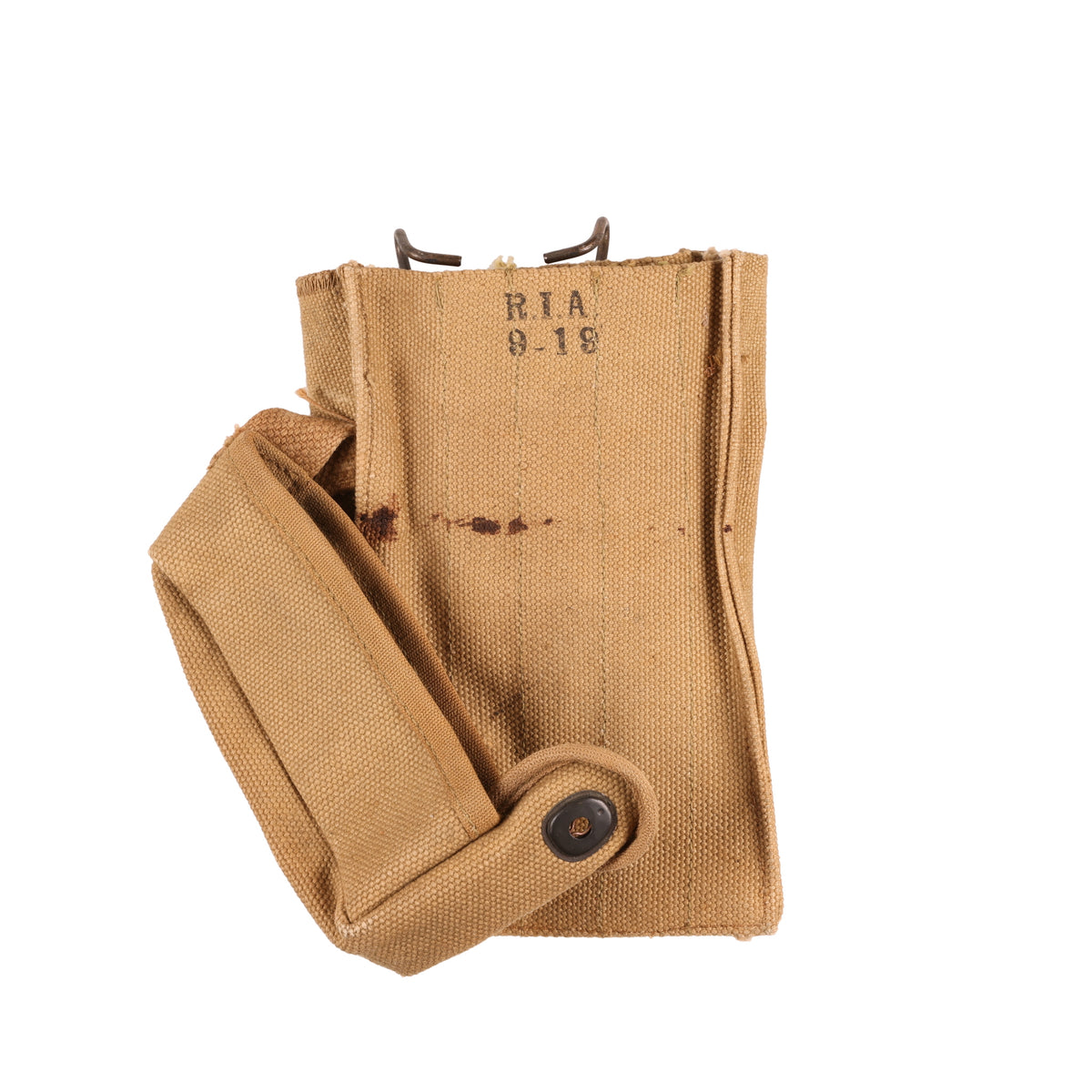 Post-WWI U.S. Pedersen Device Ammunition Pouch by Rock Island Arsenal (1919)