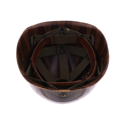 Pre-Vietnam War U.S. Armored Division Sgt.'s Westinghouse/Micarta M-1 Helmet Liner with Headband (1961)