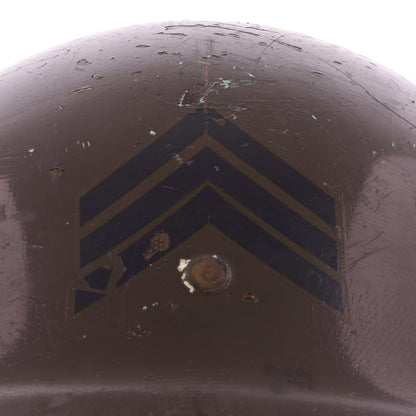 Pre-Vietnam War U.S. Armored Division Sgt.'s Westinghouse/Micarta M-1 Helmet Liner with Headband (1961)