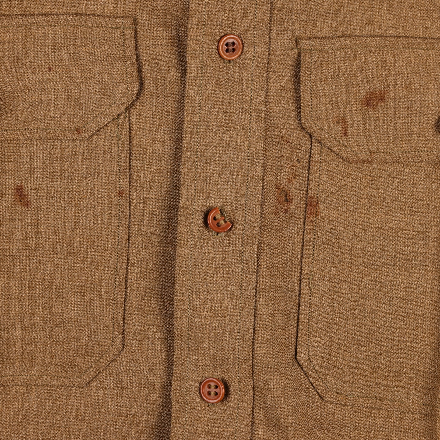 Pre-WWII U.S. Army Enlisted Man's M37 Wool Service Shirt with ROTC Honor Unit Patch