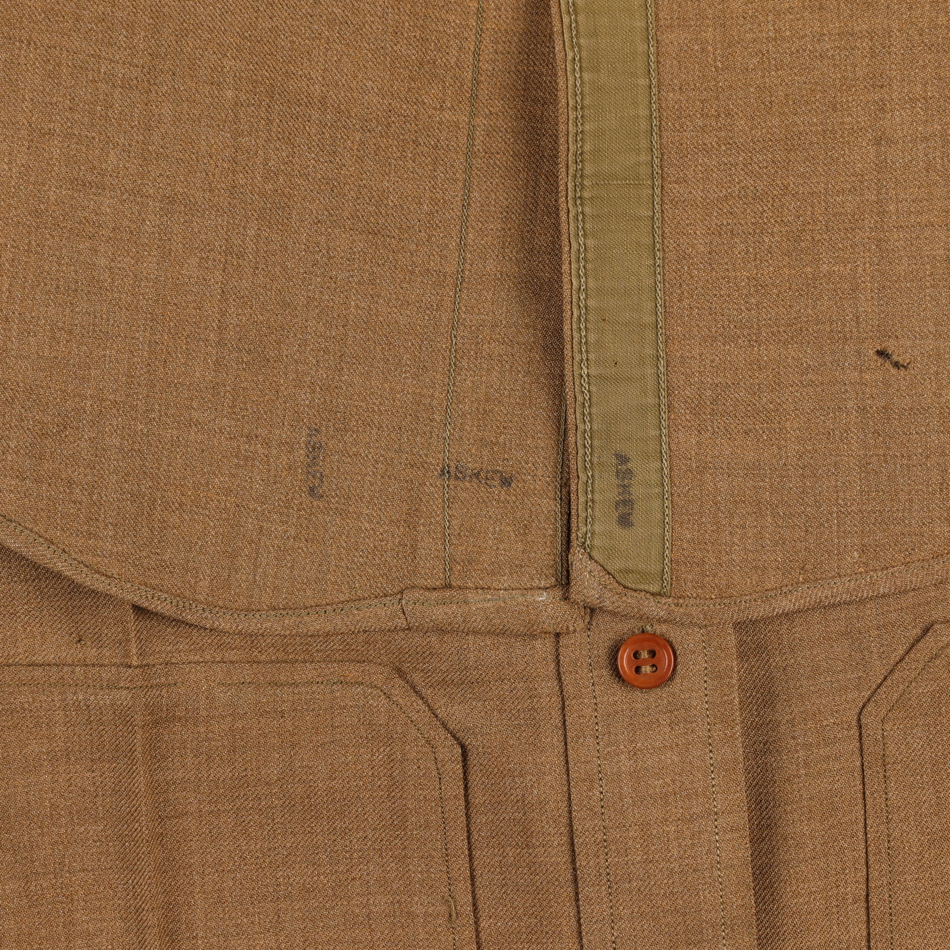 Pre-WWII U.S. Army Enlisted Man's M37 Wool Service Shirt with ROTC Honor Unit Patch