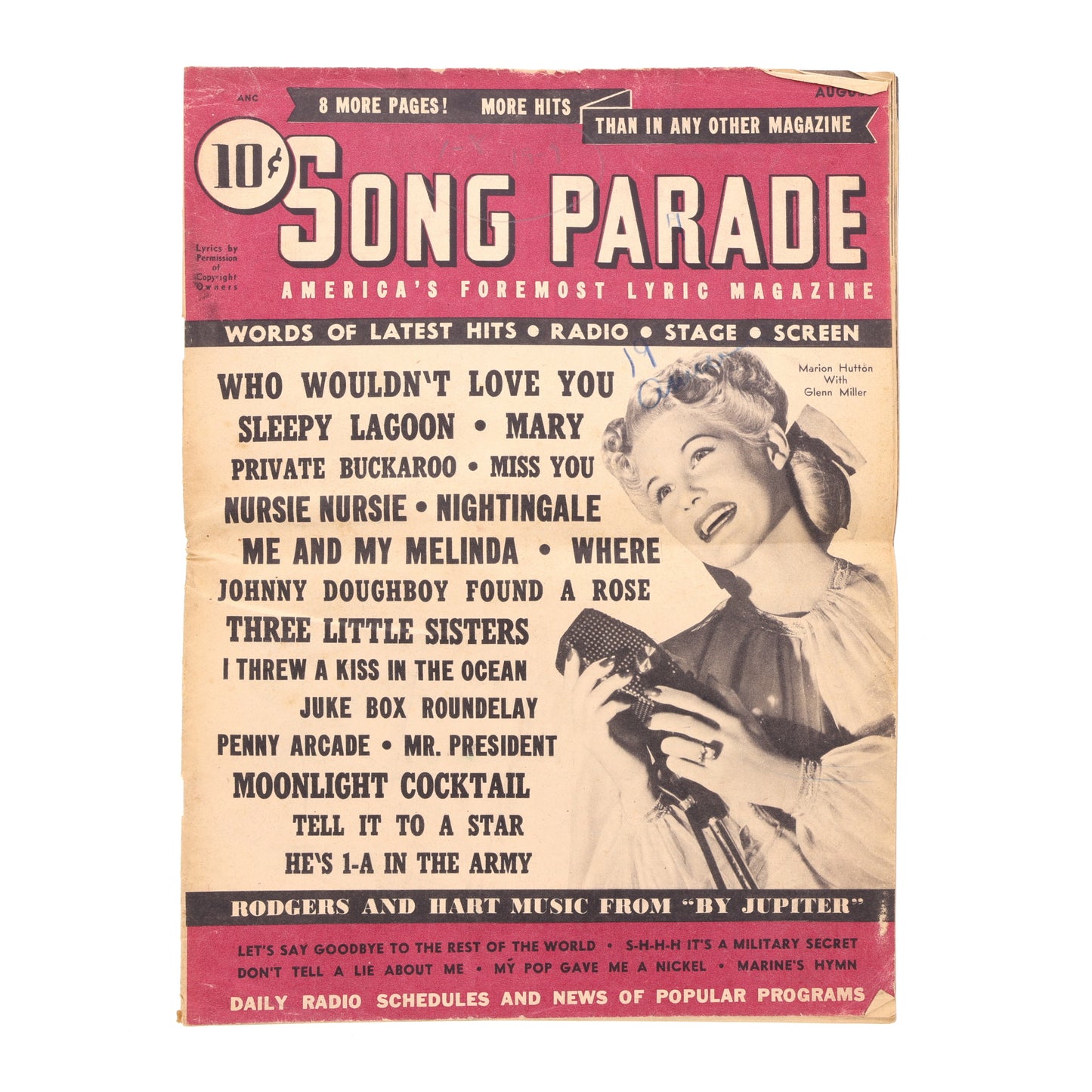 SONG PARADE Magazine (August 1942)