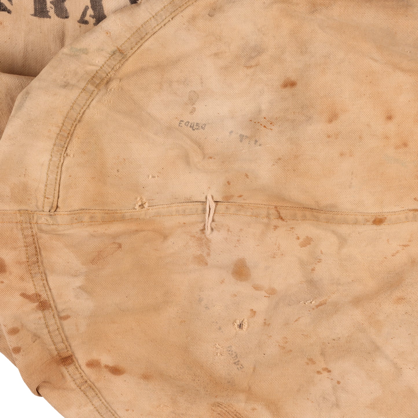 WWII U.S. Army Barracks Bag Identified to Pfc. Francis P. Evans