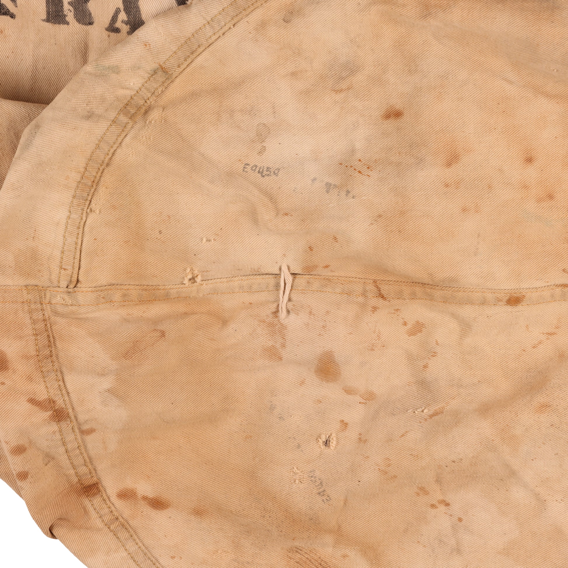 WWII U.S. Army Barracks Bag Identified to Pfc. Francis P. Evans