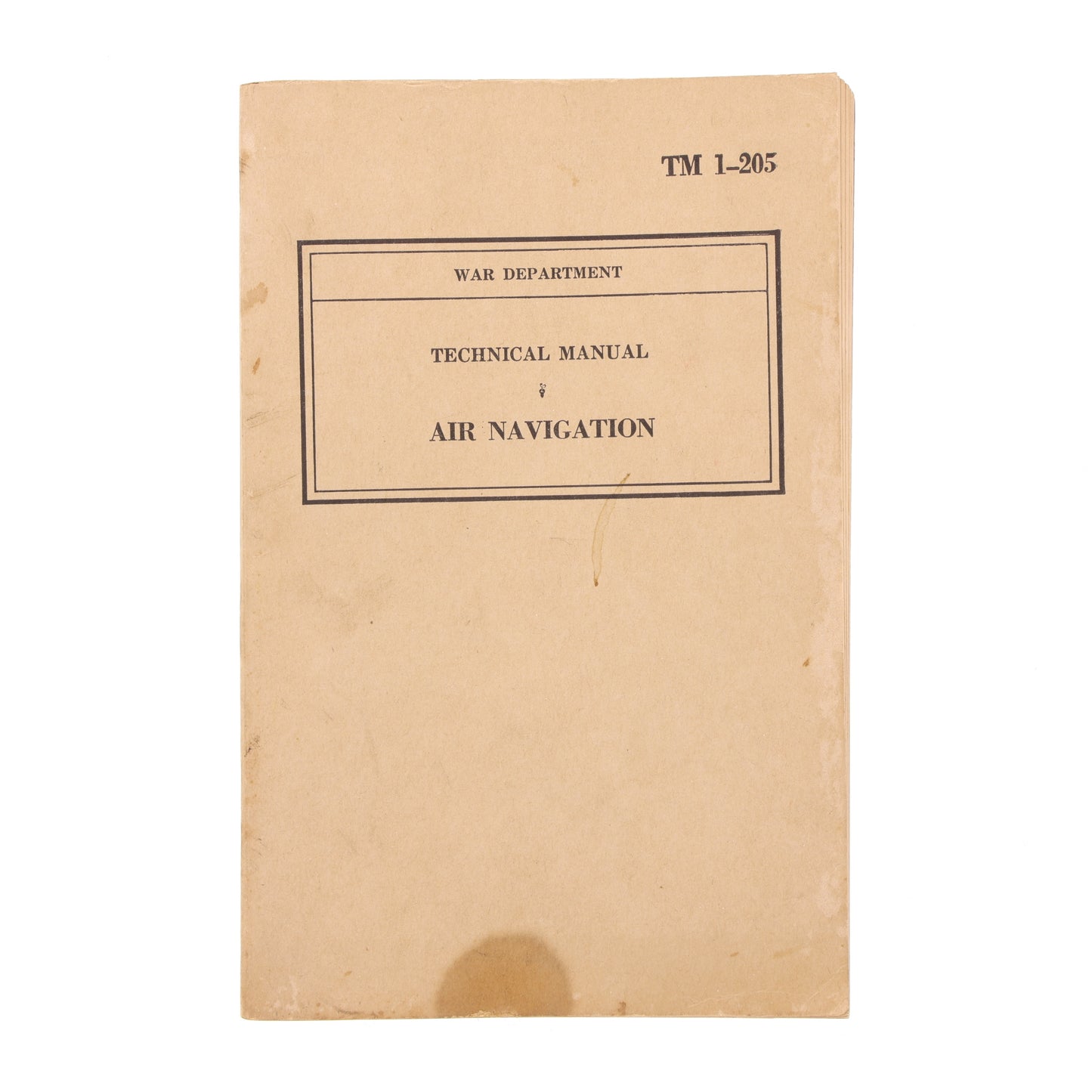 TM 1-205 War Department Technical Manual Air Navigation (1940)