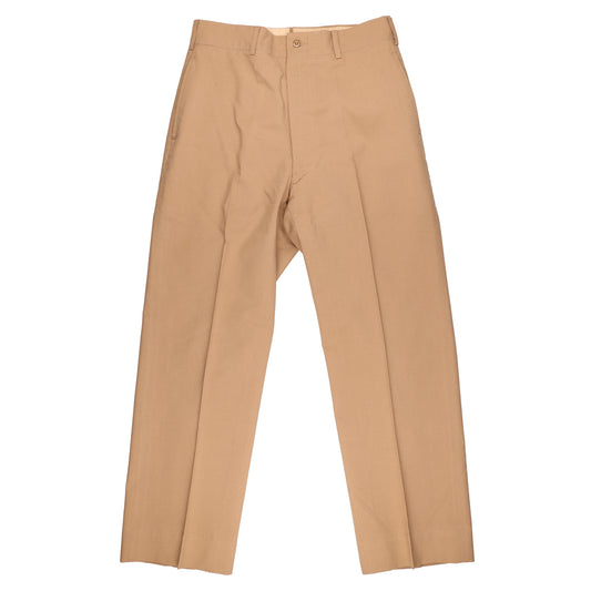 Vietnam War U.S. Army Enlisted Man's Khaki Wool Service Trousers Marked with Laundry Number (Size 32 x 34)