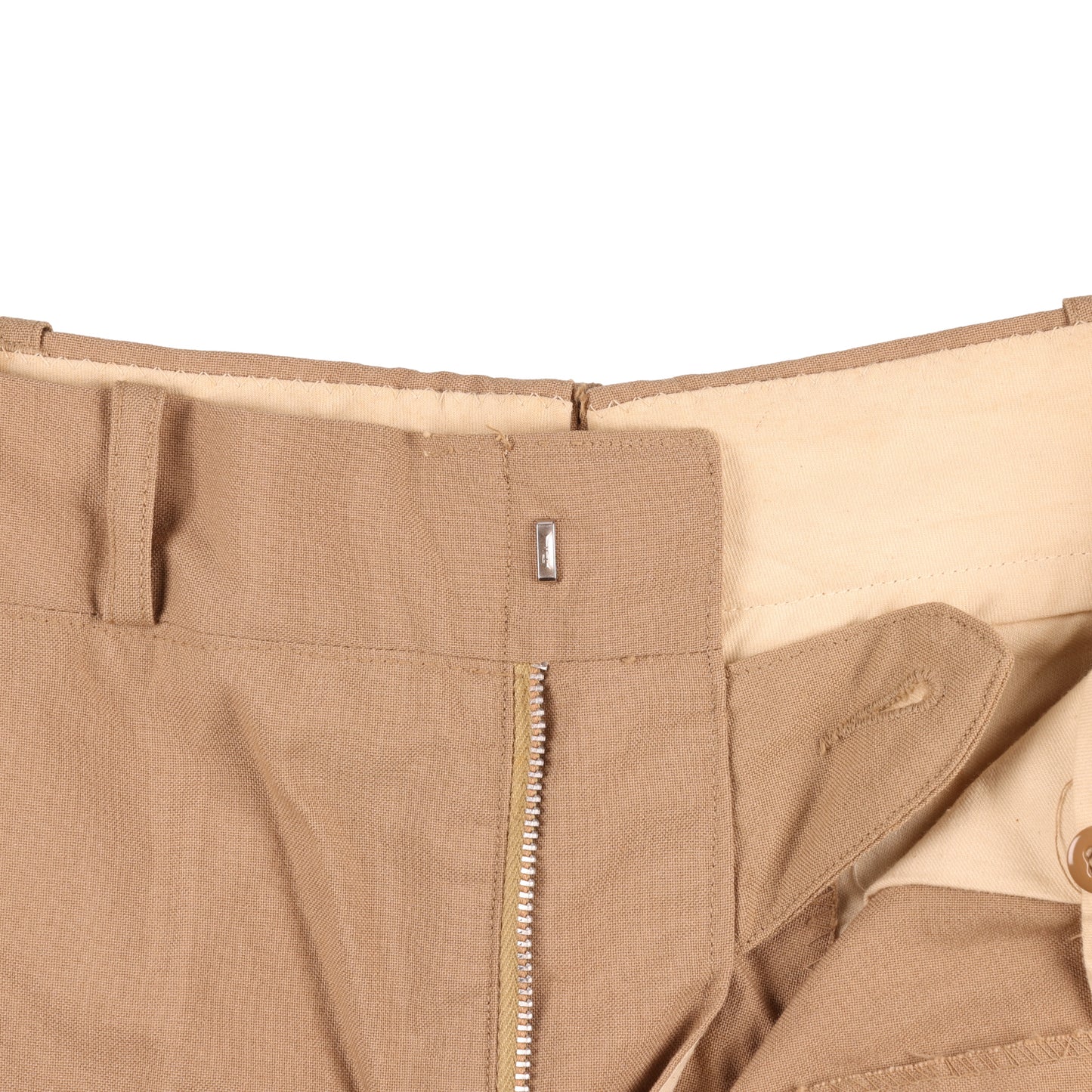 Vietnam War U.S. Army Enlisted Man's Khaki Wool Service Trousers Named to "HARDER" (Size 34 x 36)