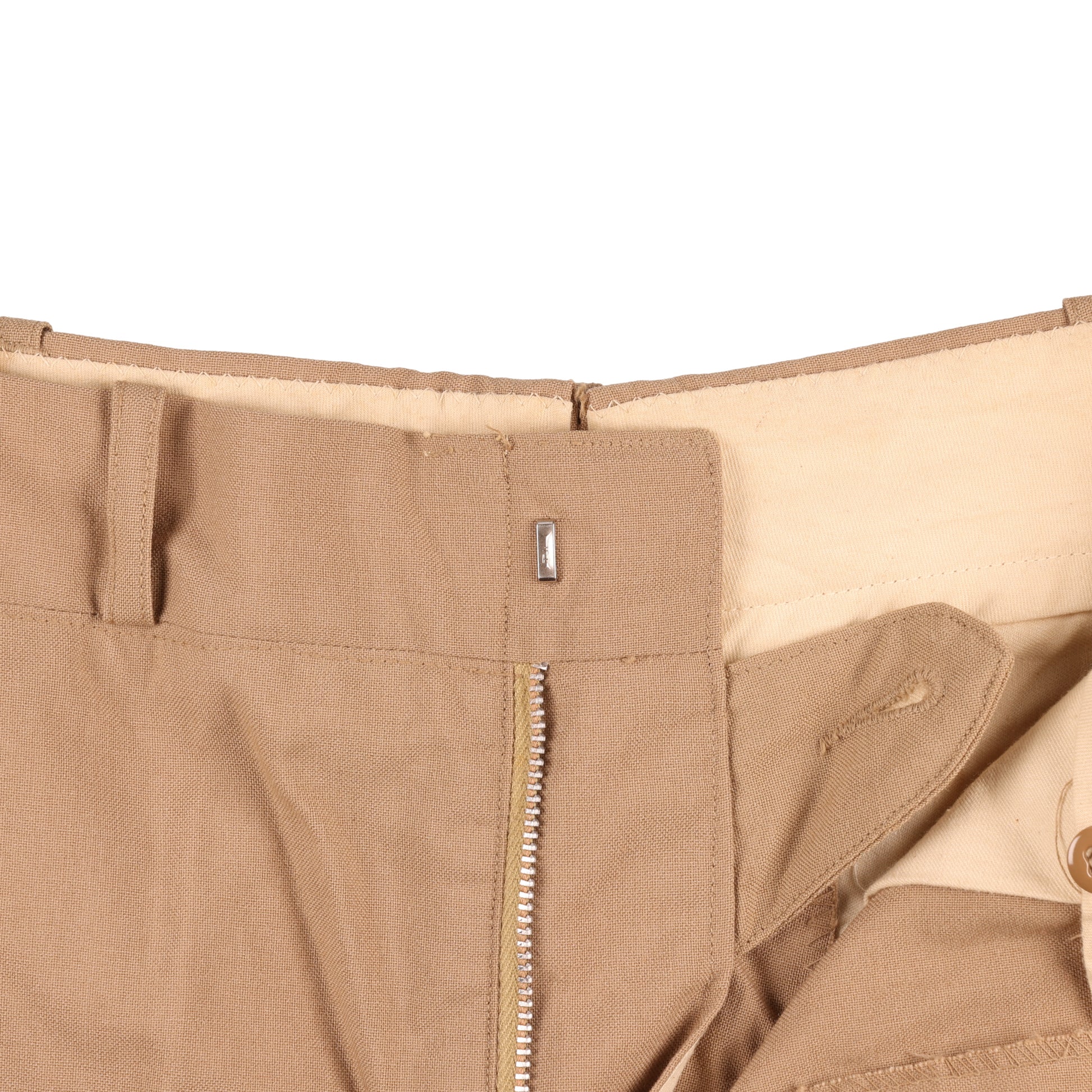 Vietnam War U.S. Army Enlisted Man's Khaki Wool Service Trousers Named to "HARDER" (Size 34 x 36)
