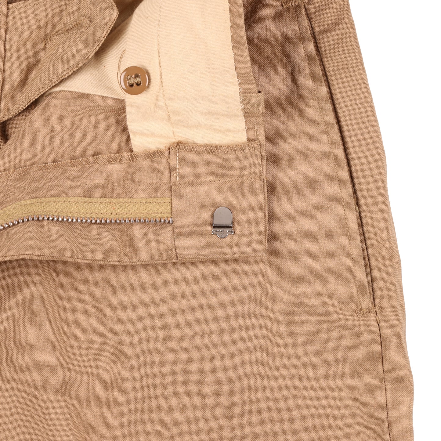 Vietnam War U.S. Army Enlisted Man's Khaki Wool Service Trousers Named to "HARDER" (Size 34 x 36)