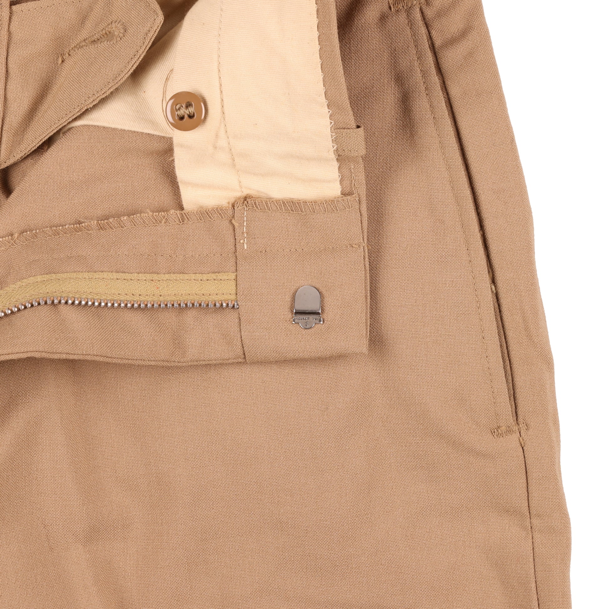 Vietnam War U.S. Army Enlisted Man's Khaki Wool Service Trousers Named to "HARDER" (Size 34 x 36)