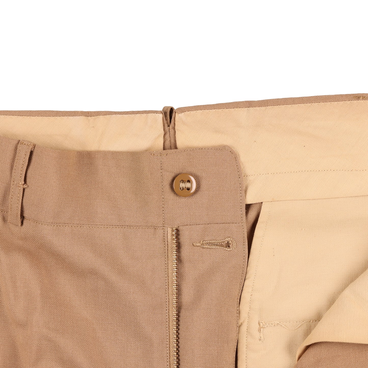 Vietnam War U.S. Army Enlisted Man's Khaki Wool Service Trousers (Size 32 x 34)