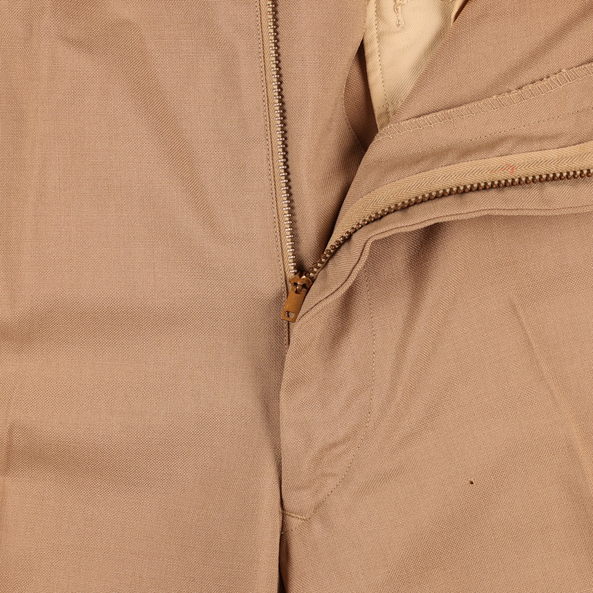 Vietnam War U.S. Army Enlisted Man's Khaki Wool Service Trousers (Size 32 x 34)